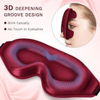 FlyCoco 99% Fully Block Out Light Eye Sleep Mask, 3D Deep Contoured Eyes Cover - Image 5
