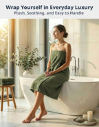Lane Linen 100% Cotton 4 Pack Bath Towels - Image 2