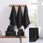 LANE LINEN Bath Towel Set of 18 – Premium 100% Cotton, 6 Bath, 6 Hand & 6 - Image 5