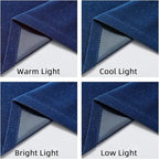 Joydeco Royal Blue Velvet Curtains 72 Inches Long, Luxury Grommet Blackout - Image 6