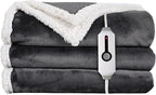 LaffyLo Heated Throw Blanket 50 x 60, Fast Heating Electric Blanket, Dual-Sided - Image 7