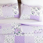 YIKUSH Quilt Sets Queen Size Floral Quilt Set 3 Pieces Bedding Set Bedspreads - Image 3