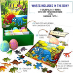 Bath Bombs for Kids with Surprise Toys Inside Plus Dinosaur Puzzle - Image 3
