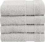 Cotton Paradise 100% Cotton Turkish Washcloth Set by UNITEDHOMETEXTILE