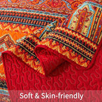 BEDIFANY Cotton Quilts Queen Size Set - Image 4