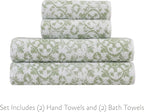 Jessica Simpson – Bath Towel 4 Piece Set, Premium Bathroom Décor, Includes 2 - Image 2
