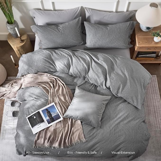 JELLYMONI Cotton Duvet Cover Twin Size - Image 8