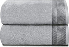 Belizzi Home Ultra Soft 2 Pack Oversized Bath Towel Set 28x55 inches, 100% by Unknown