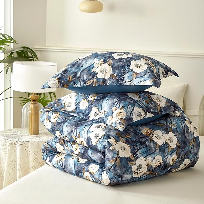 Cupocupa Duvet Cover King Size Set Boho Floral Pattern King Duvet Cover Set - Image 9