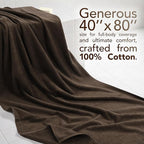 American Soft Linen 100% Cotton 600 GSM Turkish 40x80 Oversized Bath Towel Sheet - Image 2