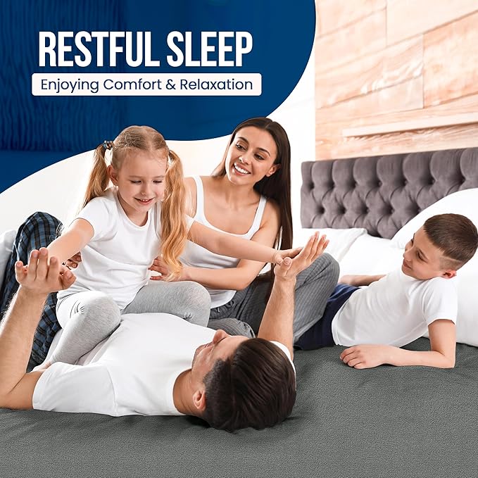 King Size Mattress Protector Waterproof, Premium 200 GSM Terry Mattress Cover - Image 7