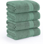 Modern Threads 4-Pack SpunLoft Bath Sheet Eucalyptus 35x66 - Image 3