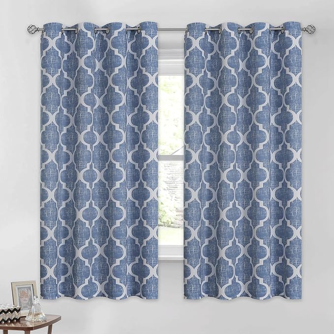 Beauoop 100% Blackout Curtains 54 Inches Long 2 Panels by Beauoop
