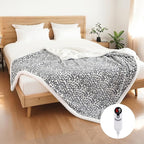 Electric Heated Blanket Full Size 72"x84", Ultra-Soft Plush - Image 9
