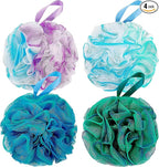 DadyMart Shower Loofah Sponge Pouf – XL Exfoliating Bath Puff Body Scrubber by DadyMart