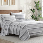 ClevaHome Classic Stripe Sheet Set - Image 2