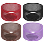 CIATBYYJ 4Pcs Mesh Hair Wraps, Thicker Soft Head Wraps - Image 8