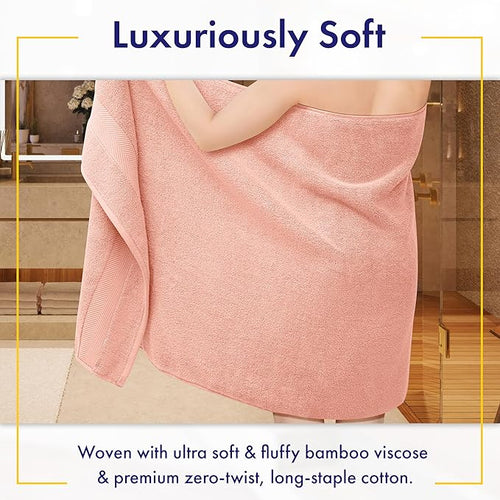 Alusa Home Ultra Soft & Plush Viscose from Bamboo Bath Towels - Image 2