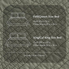 EVERGRACEHOME 100% Cotton Modern Lines Quilt Set King Size, Pre-Washed Soft - Image 8