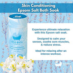 Eco Bath London Skin Conditioning Epsom Salt Bath Soak – Tube 2.2 LB | Made in - Image 2