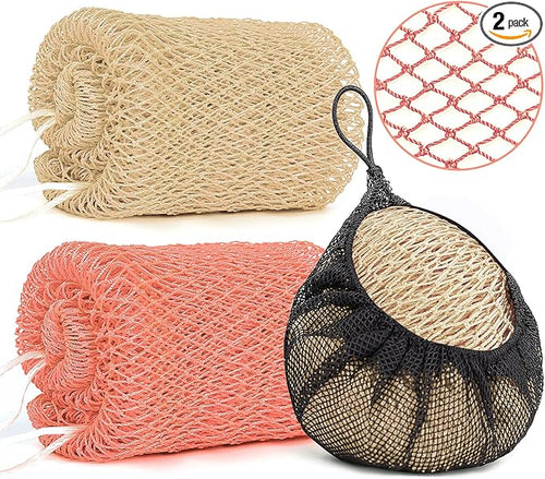 2 Pack African Net Sponge Exfoliating Body Scrubber Bath Sponge by Unknown