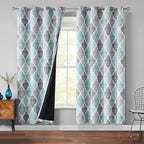Beauoop 100% Blackout Curtains 72 Inches Long 2 Panels by Beauoop