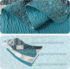 BEDIFANY Cotton Queen Size Quilt Sets, Lightweight Bedspread Queen Size - Image 4