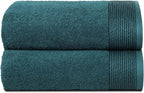 Belizzi Home Ultra Soft 2 Pack Oversized Bath Towel Set 28x55 inches, 100% by Unknown