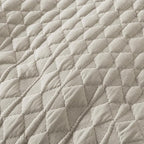 WDCOZY Light Beige Quilts Queen Size Bedding Set - Image 7