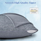 CHOSHOME Cooling Pillow Cases Zipper Pillow Covers Q-Max > 0.45 Zippered - Image 5