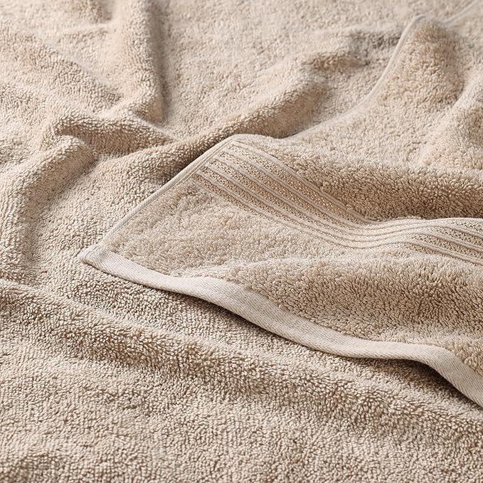 Superior Egyptian Cotton 12-Piece Towel Set, Guest Bath Decor Essentials - Image 4