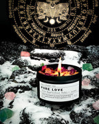 Crystal Candle, Healing Energy Protection Gift, Mindful Intentions, Best Friend - Image 4