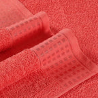 GLAMBURG 100% Cotton Ultra Soft 6 Pack Towel Set, Contains 2 Bath Towels 28x55 - Image 2