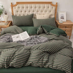 PURE ERA Jersey Knit Duvet Cover Set 100% T-Shirt Heather Cotton Super Soft by PUREERA