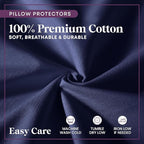 CirclesHome Pillow Protectors 2 Pack Standard Zippered - Image 4