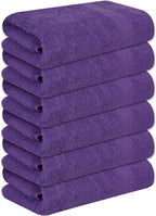 Large Bath Towels Bulk Set of 12 – 100% Cotton Terry – 24" x 50" – Quick Dry - Image 8