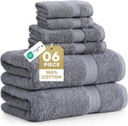 LANE LINEN 100% Cotton Towels Set by LaneLinen