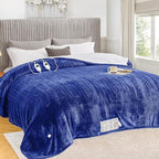 greenoak Heated Blanket Electric Queen Size 84"X90" Dual Control, Heating by Greenoak