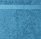 Amazon Basics 8-Pack Lightweight Quick-Dry Hand Towels, 100% Cotton, Lake Blue - Image 3