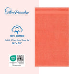 Cotton Paradise Hand Towels for Bathroom, 100% Cotton Turkish 4 Piece Hand - Image 4