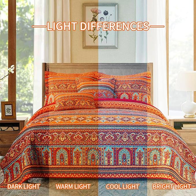 BEDIFANY Cotton Twin Size Bedspreads Set - Image 6