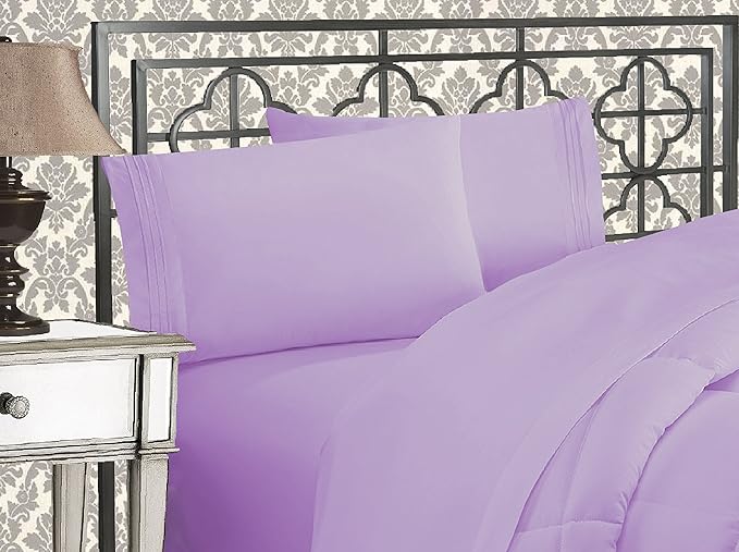 Elegant Comfort Luxurious 1500 Premium Hotel Quality Microfiber Three Line - Image 2