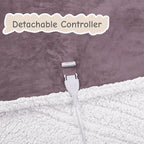 Electric Heated Blanket Twin Size 62"x84", Soft Flannel - Image 5