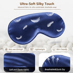 Sleep Mask Silk Eye Mask for Men Sleeping Mask, Adjustable Elastic Strap for - Image 4