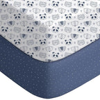 Yoofoss Pack and Play Sheets Fitted, Mini Crib Sheets 2-Pack by YOOFOSS