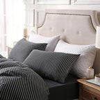 PURE ERA Jersey Knit Duvet Cover Set 100% T-Shirt Heather Cotton Super Soft - Image 4
