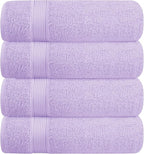 BELZZI Home Ultra Soft 4 Pack Oversized Bath Towel Set 27x54, Cotton Compact by Unknown