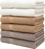 Pleasant Home Bath Towels Set of 6 100% Cotton, 515 GSM | Soft & Highly - Image 2
