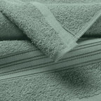 BOUTIQUO 6 Pack Cotton Towel Set, Contains 2 Bath Towels 28x55 inch, 2 Hand - Image 2