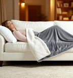 GENIANI Heated Blanket Electric Throw 50"x60" – Safe Electric Heating Blanket - Image 4